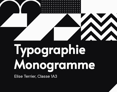 Typographie et Monogramme - Construction et Intégration