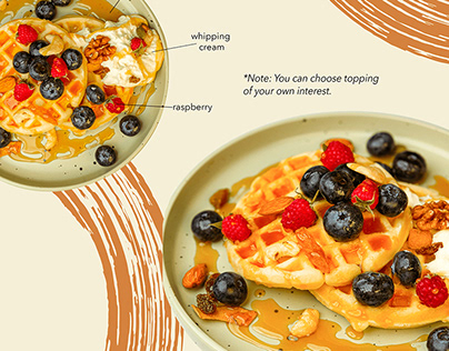 Waffle Menu Design & Photoshoot