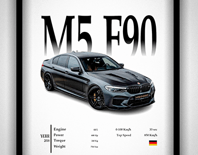 M5 F90 Poster