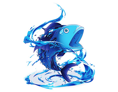 【Design】Open Mouth Fish with Water Element