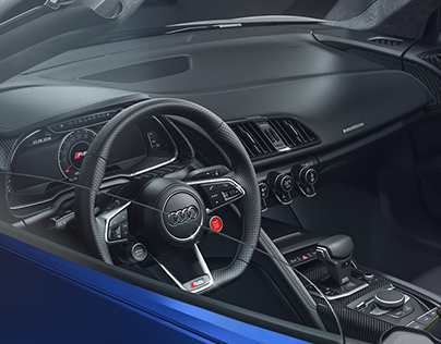 Audi R8 Spyder interior Details - Full CGI