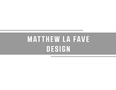 Matthew La Fave's 2019 Portfolio