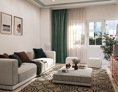 Living Room Design. Azerbaijan, Baku, Icheri Sheher