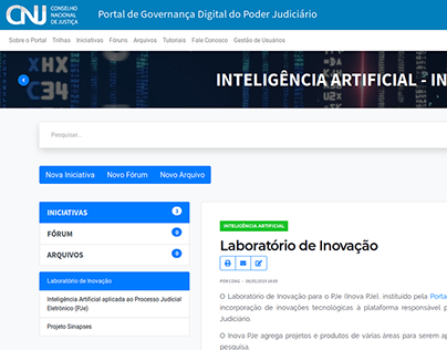 Portal CNJ de Governança Digital do Poder Judiciário