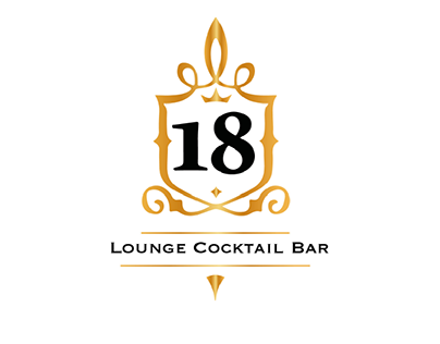 Progettazione logo Cocktail bar 18.