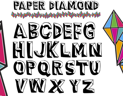 Paper Diamond Font