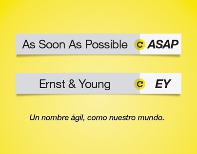 ERNST&YOUNG - Nuevo nombre: EY