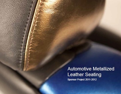 Automotive Metallized Leather Seating