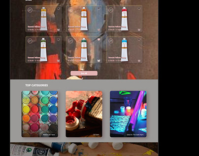''PaintPlace'' Online Shop Website Design