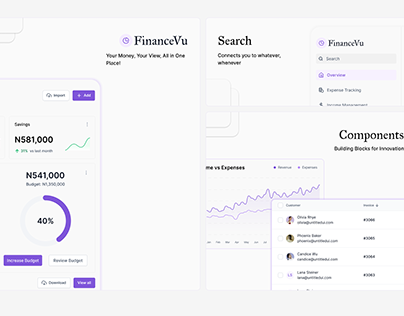 Finance dashboard web app