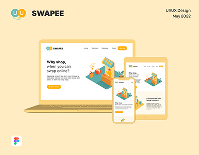 Swapee | Bartering Website – UI/UX Design