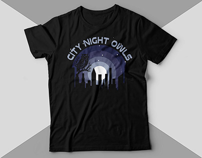 City Night owls T- Shirt Sesigns