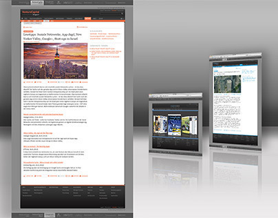Templates für Webseiten eines Zeitschriften-Fachverlags
