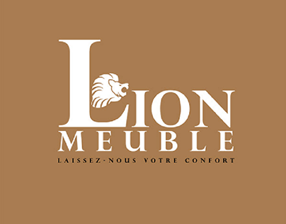 logo concept "Lion Meuble"