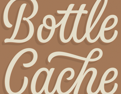 Bottle Cache Logotype