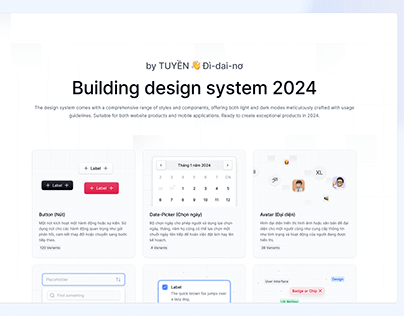 Builiding - Design System 2024 | TUYEN ✪ Di-dai-no