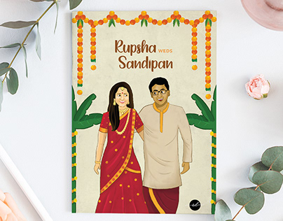 Wedding Invitation Card ~Rupsha & Sandipan