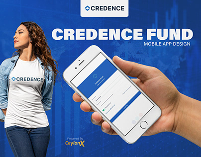 Credence Fund Mobile App UI Design by CeylonX