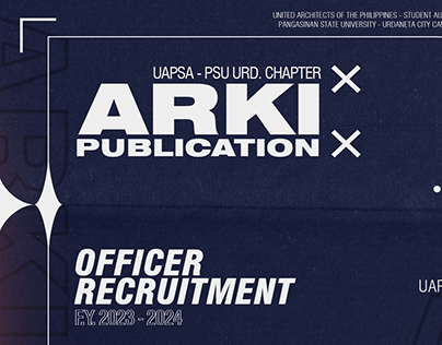 Arki Publication: Recruitment Poster
