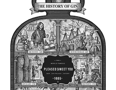 The History of Gin Illustrated by Steven Noble