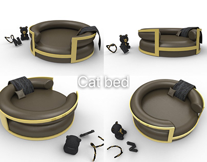 Catbed 3D rendering