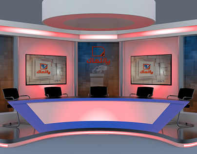 Parliament election Talk Show Set Design Khurshid tv