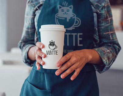 Branding identity for the coffee house "VLATTE".