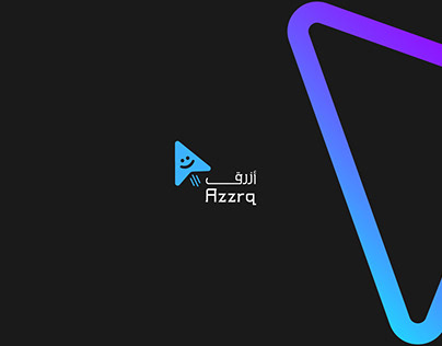 Azzrq | أزرق - Logo design