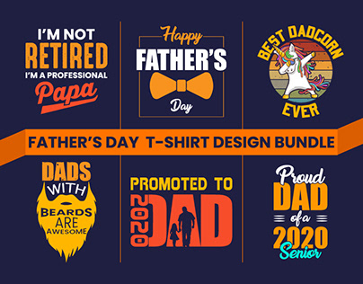 Father's Day T-Shirt Design Bundle