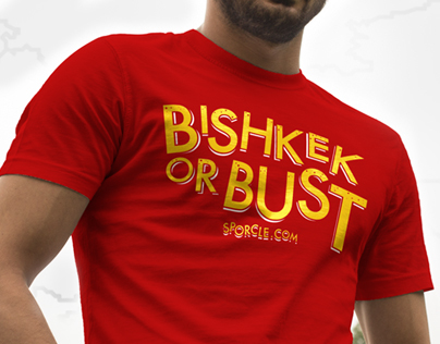 Sporcle T-Shirt: Bishkek or Bust