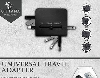 Buy Giftana Branded Universal Travel Adapter Online |