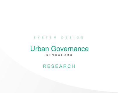 System Design - Local Urban Governance - Research