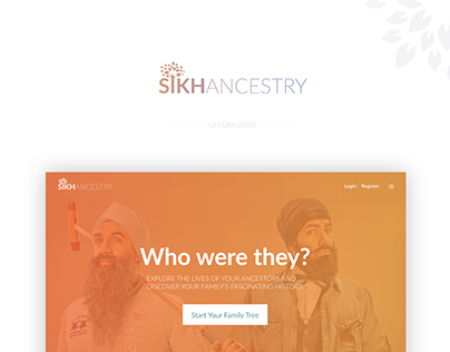 Sikh Ancestry UI UX Logo
