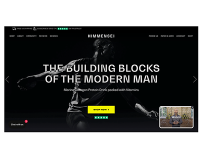 Himmense Shopify Website Build