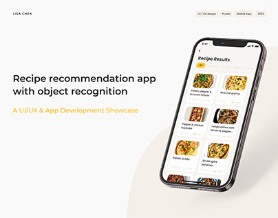 Recipe Recommendation App | UIUX & Development