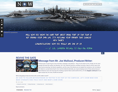 Stargate•Now - A Fan Campaign