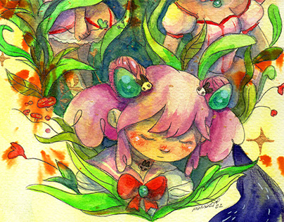 Watercolor SCNF Magical girl