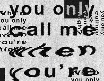 Typograph poster scanography