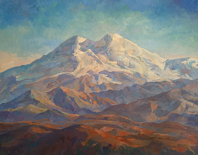 Эльбрус. Вид с севера/ Elbrus. View from the north