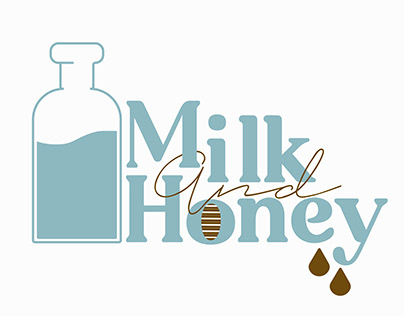Milk&Honey Logo Design-Branding Identity
