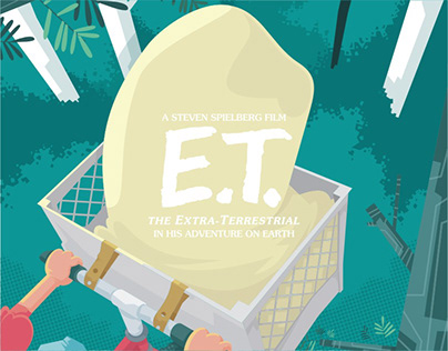 40th years E.T. the Extraterrestrial poster