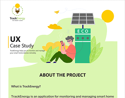 UX Project for “Solar power consumption tracker app"