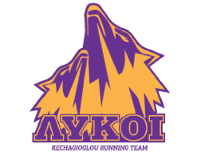 “ΛΥΚΟΙ”/ Wolves - Kechagioglou running team logo