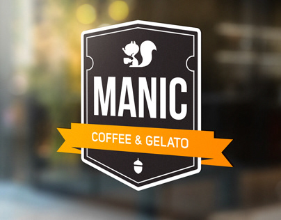 Manic Coffee & Gelato Branding