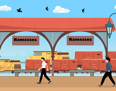 Prosjektminiatyr – Ramses train station