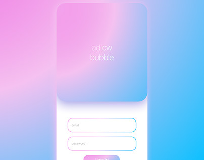 UI/UX design for Adlow babble