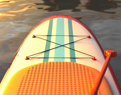 Stand Up Paddleboard: Design and Rendering