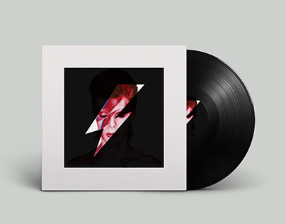 PRINT - David Bowie Vinyl concept
