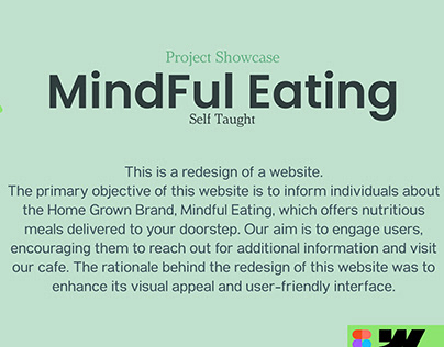 Redesign - Mindful Eating Website.