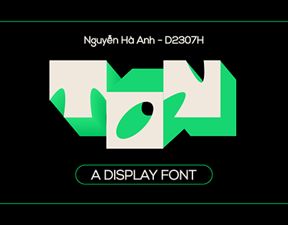 TOY display font